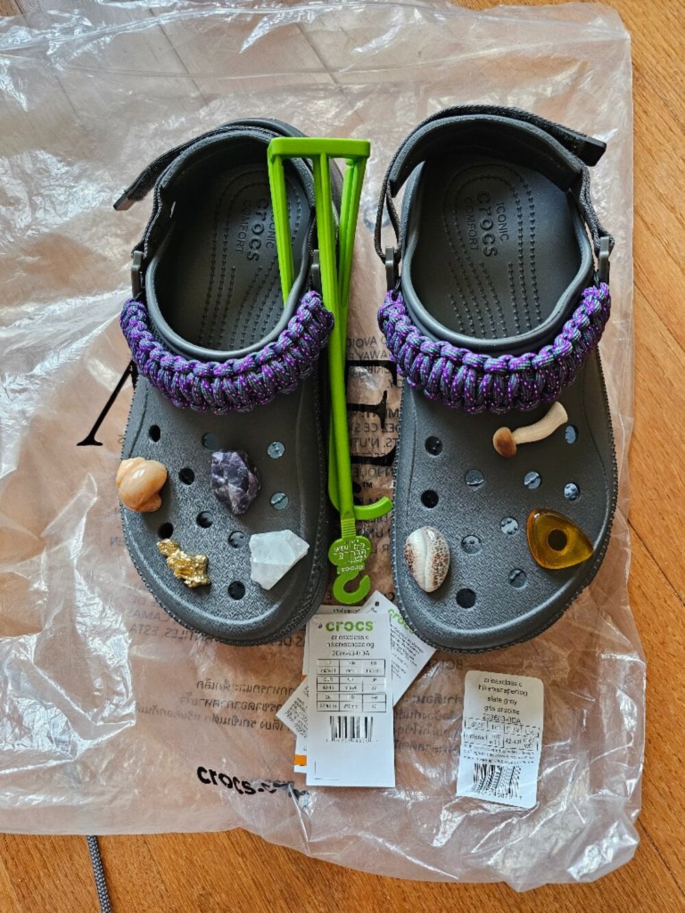 ARIES X CLASSIC HIKER XSCAPE CLOG Slate Grey Women's size